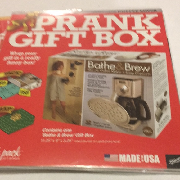 2 Prank Gift Boxes Dream Griddle & Bath & Brew NEW - Picture 2 of 4